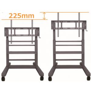 China 40 Kgs Interactive Whiteboard Stand Flat Screen Cart Lift Mute Casters Moving Cart TV Stand supplier