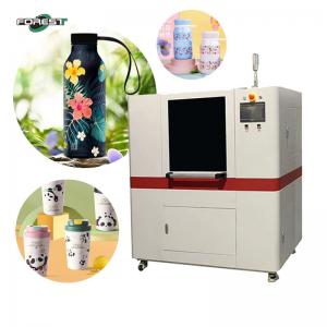 300mm Length Cylinder UV Printer Ricoh Print Head Glass Water Vacuum Bottle Printer