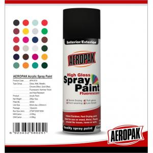 China Metal / Wood / Glass Acrylic Spray Paint Flexible With Strong Adhesive wholesale