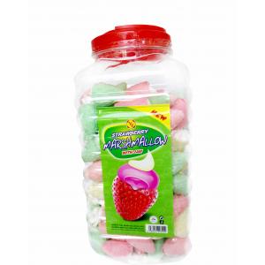 China Sweet and soft Marshmallow Candy / Strawberry flavor and Ice Cream Shape Marshmallow supplier