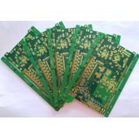 China 10 layers Multilayer PCB Board immersion gold ENIG 1u green soldmask white silkscreen on sale