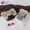 China Custom Logo High Quality Portable PP Plastic Lunch Box Food Crisper Plastic Storage Box wholesale