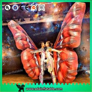 Vivid Inflatable Cartoon Characters , Digital Printing Inflatable Butterfly Wing Model