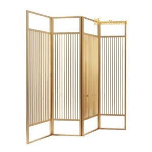 201 Stainless Steel Room Divider PVD Brass Treatment For Living Room