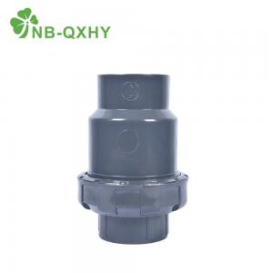 China 1/2-4 Plastic PVC One Way Flow Check Valve for Ordinary Temperature Water Industrial supplier