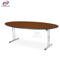China Plywood Hotel Round Banquet Tables Chair Stainless Steel Leg For Dining on sale