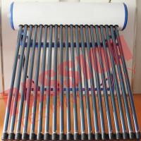 China Customized Color Heat Pipe Solar Water Heater Rooftop High Efficiency on sale