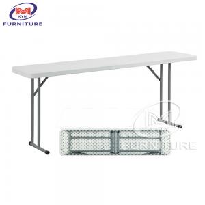 la mesa de comedor plástica blanca rectangular de los 6ft para casarse escenas banquetea acontecimientos