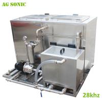 China The Crankshaft Industrial Ultrasonic Cleaner 28khz with Water Recycle SUS304 on sale