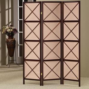 China Antique Hand-woven Home Decor Foldable Cloth Wooden Screen Lows Room Dividers supplier