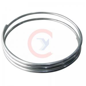 China Silver Aluminium Tube Coil 1060-O Seamless On Refrigeration Equipment supplier