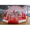 PVC Large Inflatable Swimming Pool , Huge Inflatable Circle Pool With Tent