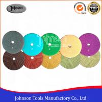 China 100 mm Diamond Polishing Pads 5 steps wet polishing pad for stone on sale