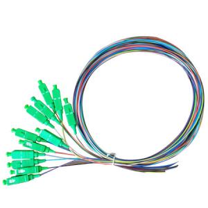 China 1.5 Meter SC Fiber Pigtail , Single Mode SC APC Pigtail For FTTX Applications supplier