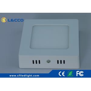 China Custom Flat Panel LED Lights , White Housing Square Led Panel Light 218 x 33 MM supplier