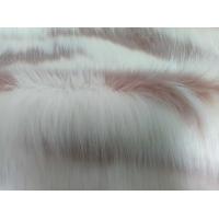 China pink white 150cm Long Hair Faux Fur，Create warm and luxurious winter fashion on sale
