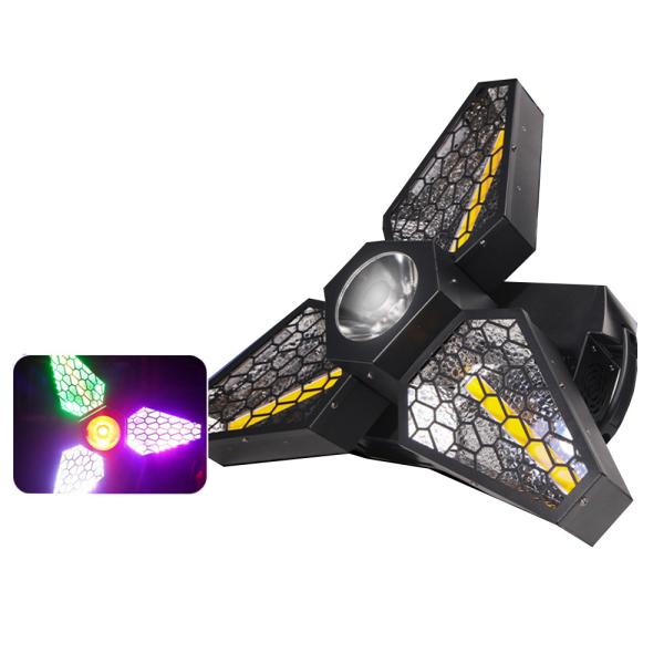China DMX Controlled LED RGB Maple Leaf Rotating Retro Light Versatile Background Effect Illumination for Enhanced Atmospheric supplier