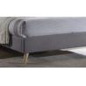 China Custom Linen Fabric Bed With Drawer / Full Size Upholstered Bed wholesale
