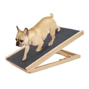 China Couch Wooden 36 Inch Dog Ramp 6kg Adjustable Height Dog Ramp supplier