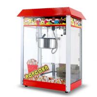 China Popcorn Machine with 8 Oz Kettle Vintage Movie Theater Commercial Popcorn Machine with Interior Light - Red on sale
