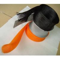 China Black Grey Red PET And Nylon Expandable Braided Sleeving For Cable Protection on sale