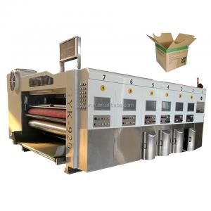 China 3ply Cardboard Corrugated Carton Flexo Printing Machine With ±0.1mm Printing Accuracy supplier