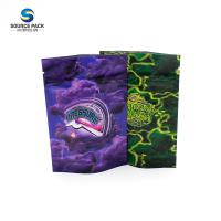China Smell Proof Mylar Bags Weed Packaging Stand Up Pouch Doypack Resealable Zipper on sale