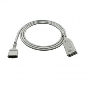 Bis Vista Bilateral 10Pin EEG Monitor Adapter Cable 4 Electrodes Gray Color