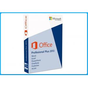 China Genuine Computer Software System Office 2013 Professional 32 / 64 Bit For 1 PC supplier