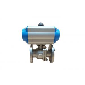 China SS316 50A Full Port Pneumatic Actuated Ball Valve supplier