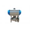 SS316 50A Full Port Pneumatic Actuated Ball Valve