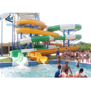 China Combined Fiberglass Pool Slide OEM/ODM Safe For Both Indoor Outdoor Use wholesale