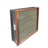 China H13 Heat-Resistant Clean Room HEPA Filters , HEPA Air Filter 450Pa Final Pressure Drop wholesale