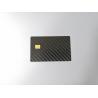 85x54x0.8mm Carbon Fiber Card With SLE4442 Small Contact Chip