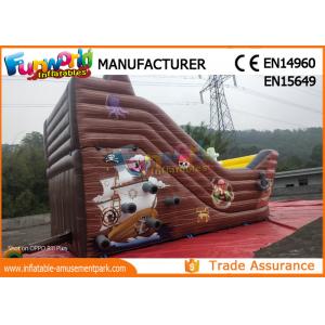 Custom Printing Inflatable Commercial Bouncy Castles With Slide