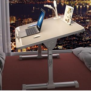 Mail Packing Height Adjustable Desk White Modern Metal Manual Folding Office Desk Furniture