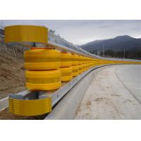 China Single Barrel Double Barrel Red Orange Color Available Guardrail Barrier on sale