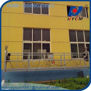 800kg Rated Load Construction Gondola Scaffolding 100M Working Height Suspended Working Platform