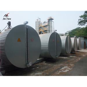 Carbon Steel Cylinder Asphalt Tank , Heating Fast Road Construction Heavy Equipment