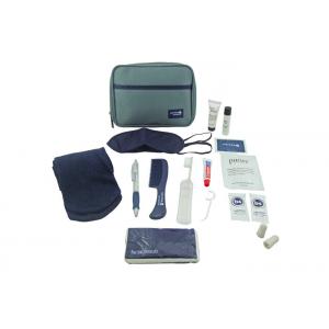 Mens Travel Airline Amenity Kits With Big Diagonal Oxford Fabric Bag