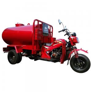 China Spacious 3-wheel rainwater storage tank tricycle with 5.00-12 tires and 12V28A battery supplier