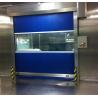 China Industrial Rapid High Speed Door Stainless Frame Pvc Fabic Interior Installed For Warehouse Division wholesale