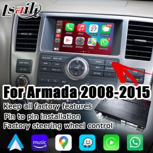 China Nissan Armada TA60 fit with wireless carplay android auto on factory screen supplier
