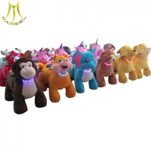China Hansel coin operated mountable animal electric for children birthday parties supplier