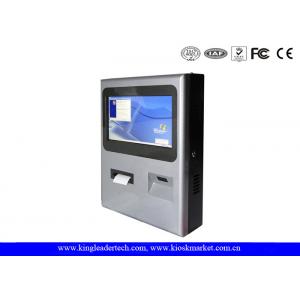 China Stylish Wall Mount Kiosk With Barcode Scanner And Thermal Printer supplier