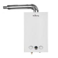 China 10 Liter 220V Gas Water Heater Forced Exhaust Type White LED 20Kw on sale