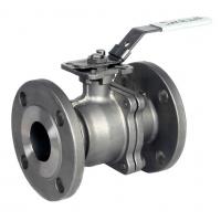 China Handle Lock PN40 Two Pieces CF8M CF3M 3 4 Inch Stainless Steel Ball Valve on sale