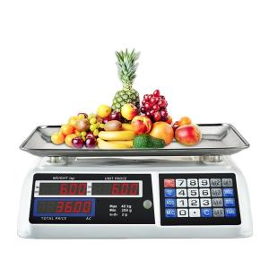 China 1g Accuracy ABS Material Digital Electronic Bench Scale with LED/LCD Display 40kg Capacity Customizable in Other Colors wholesale