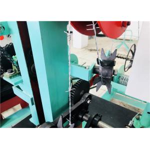 China Reverse Twisted Barbed Wire Making Machine , Barbed Wire Fencing Machine supplier