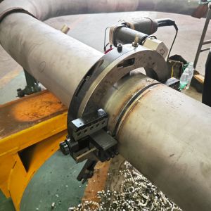 China High Durability Pipe Cold Cutter Clamshell Pipe Cutting Machine stable For 5"–10" Pipe wholesale